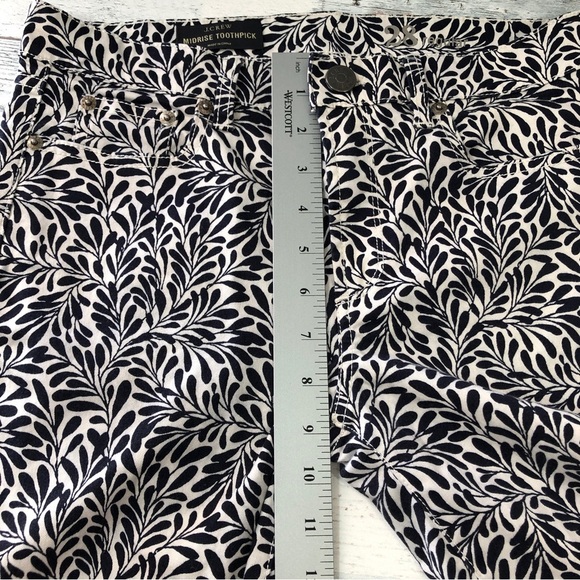 J.Crew Midrise Toothpick Fern Print Skinny Jean 28 - Picture 9 of 11